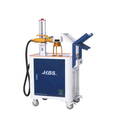 20 watt bærbar Fiber Laser merking maskin For store arbeidsstykket